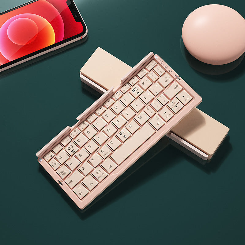 Mini Folding Bluetooth Keyboard Wireless Keypad