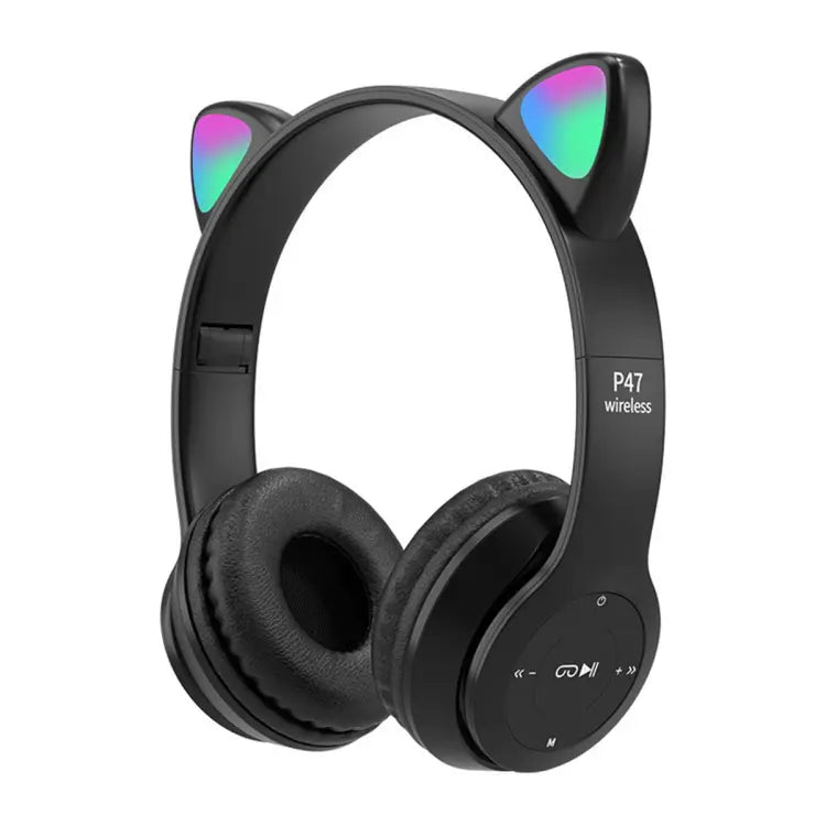 Wireless Luminous Rabbit Ear Headphones