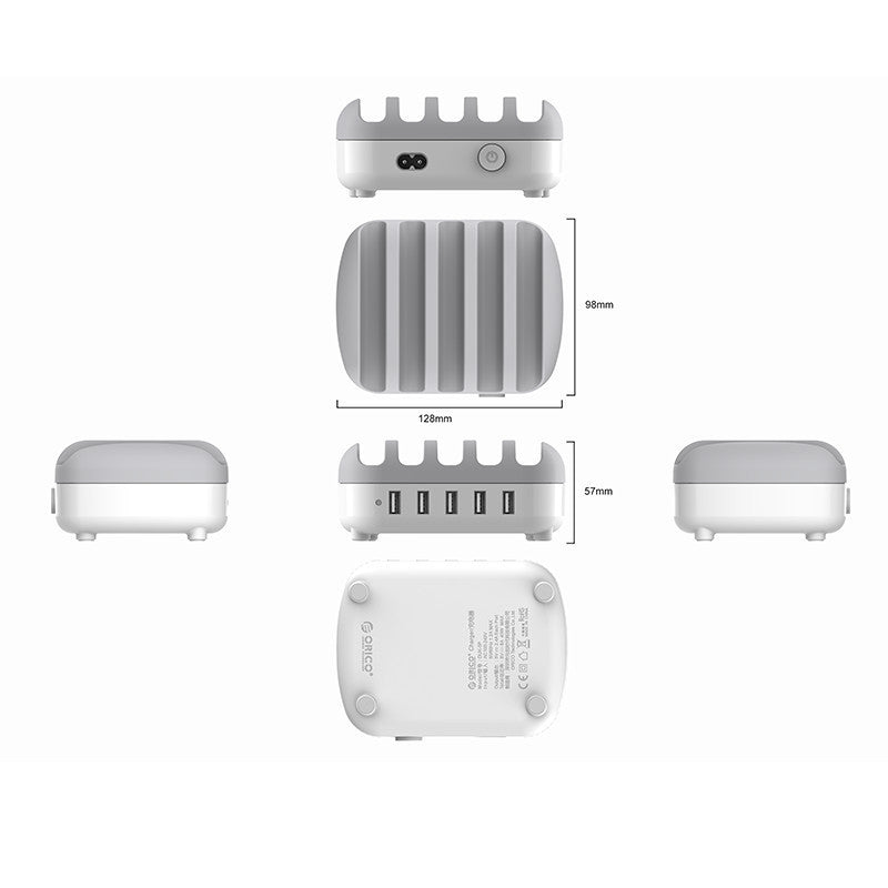 Arco stand type 5-port charger