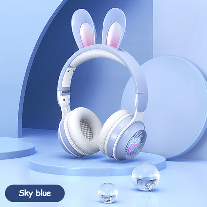 Wireless Luminous Rabbit Ear Headphones